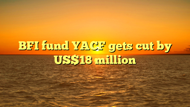 BFI fund YACF gets cut by US$18 million