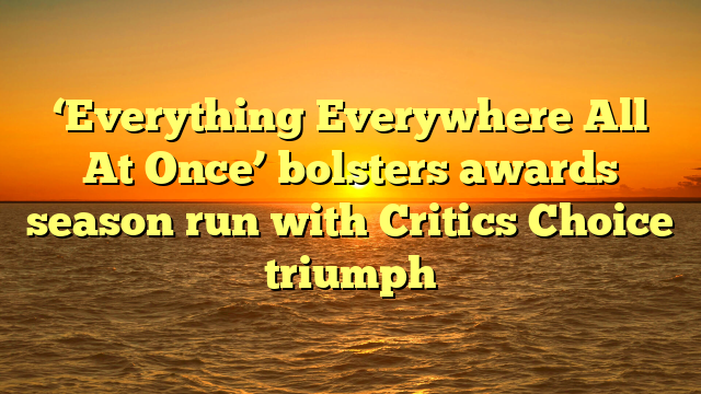 ‘Everything Everywhere All At Once’ bolsters awards season run with Critics Choice triumph
