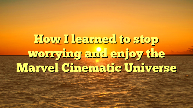 How I learned to stop worrying and enjoy the Marvel Cinematic Universe