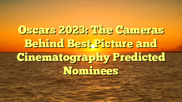 Oscars 2023: The Cameras Behind Best Picture and Cinematography Predicted Nominees