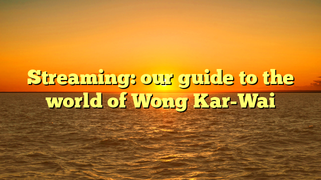 Streaming: our guide to the world of Wong Kar-Wai