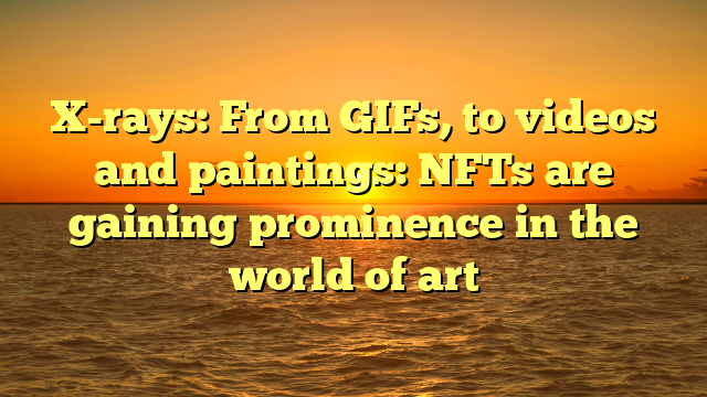X-rays: From GIFs, to videos and paintings: NFTs are gaining prominence in the world of art